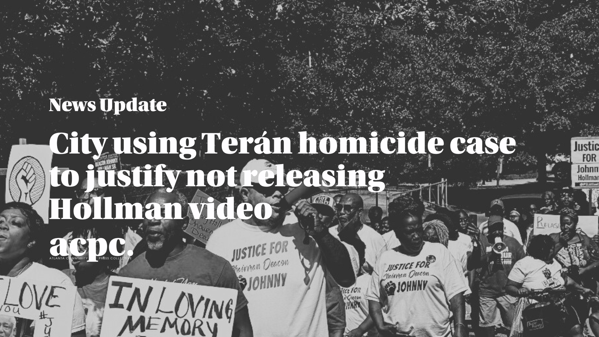 City using Terán homicide case to justify not releasing Hollman video