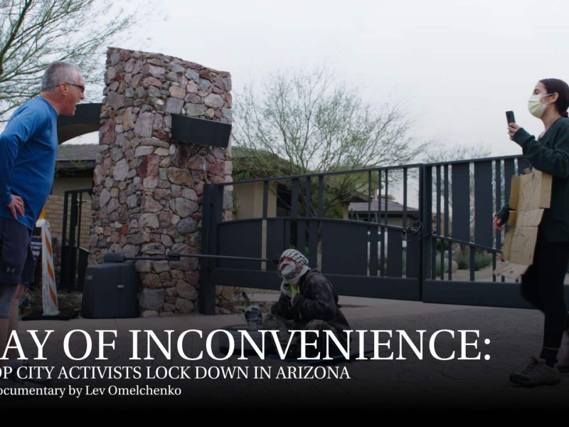 A Day of Inconvenience: Stop Cop City activists lock down in Arizona An ACPC documentary by Lev Omelchenko