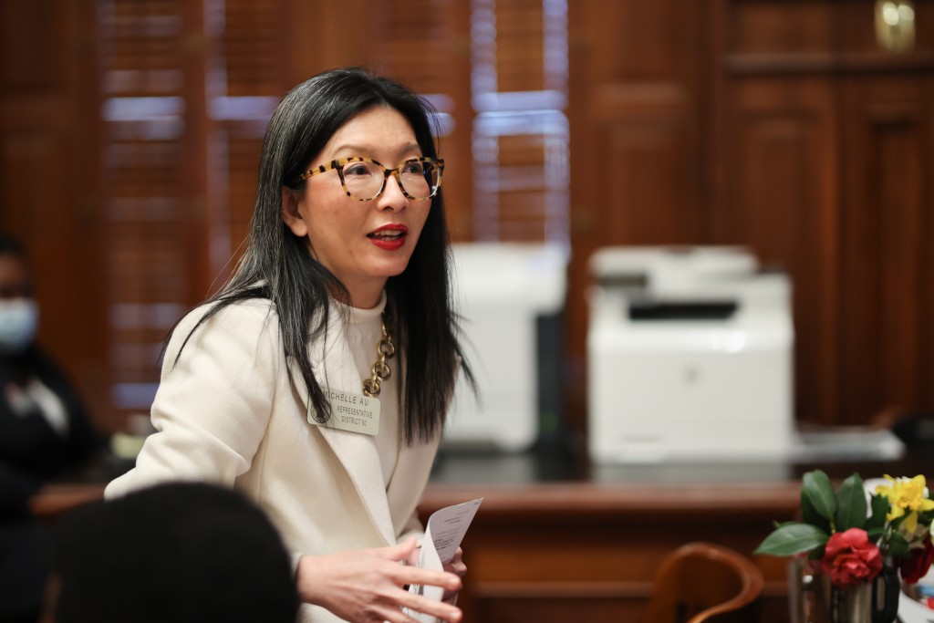 Rep. Michelle Au, who represents parts of Johns Creek and Alpharetta, on Feb. on Feb. 13, 2025. (Georgia House Media Services)