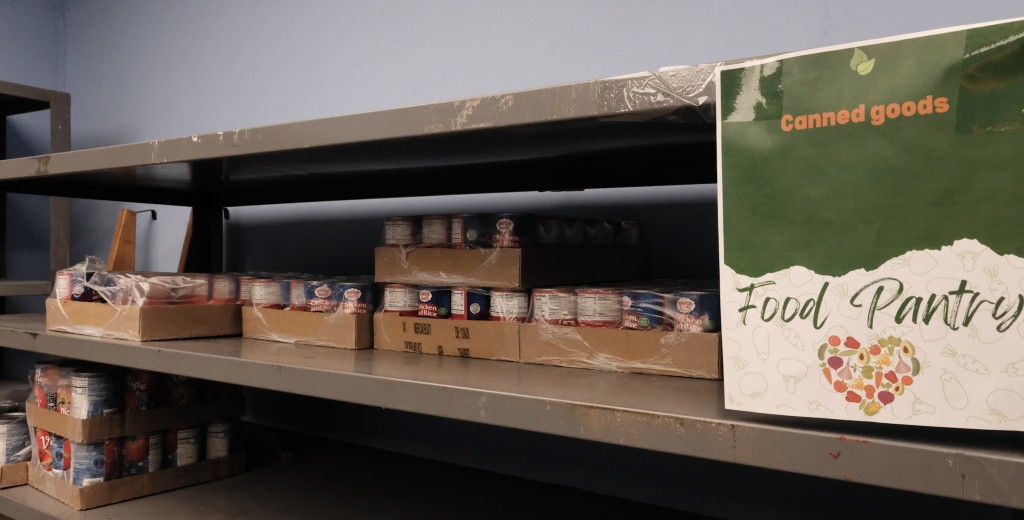 The food pantry at PAD's Care Navigation Center